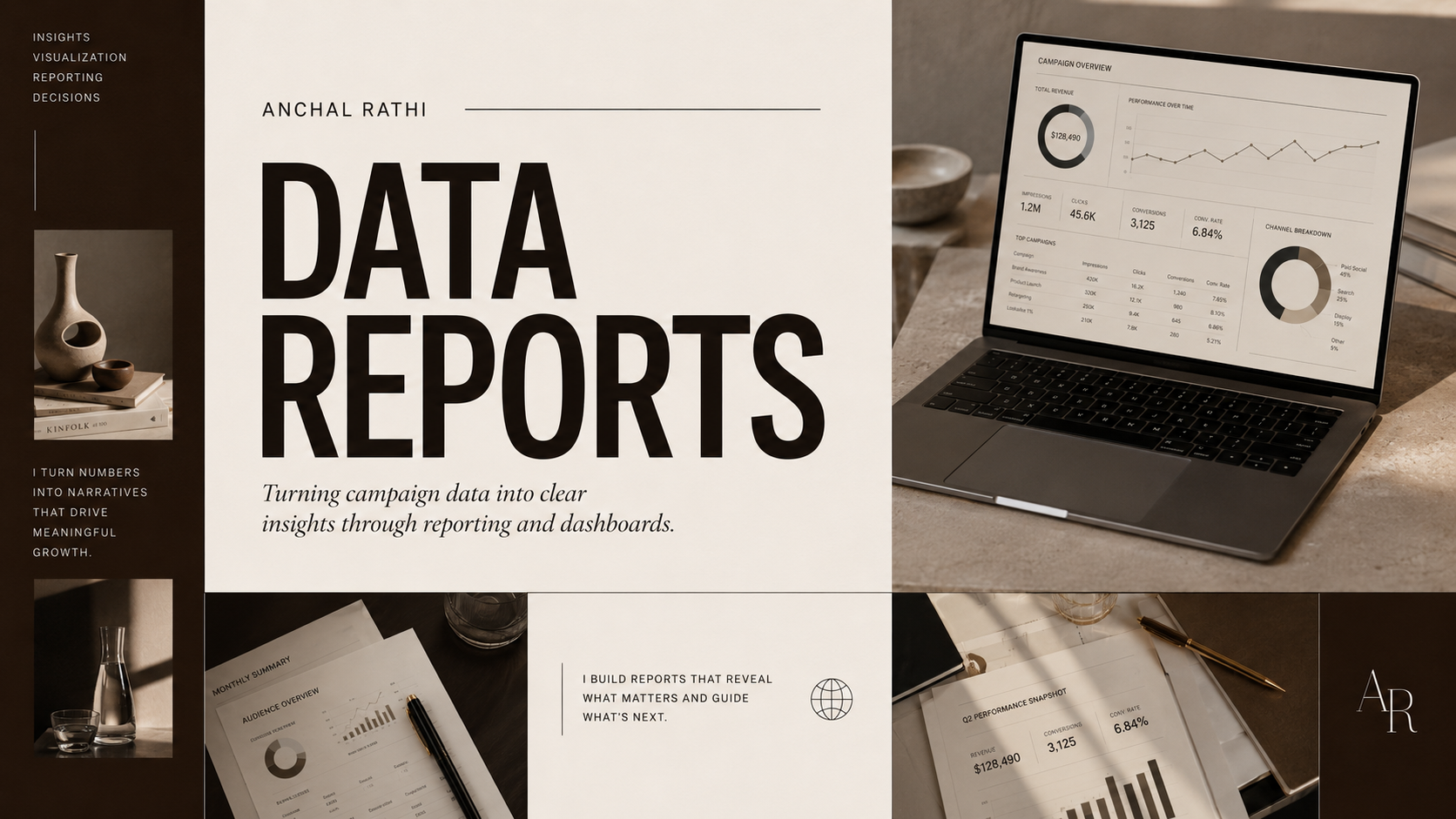 Data reports — campaign data turned into clear insights